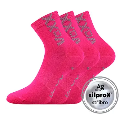 VOXX® ponožky Adventurik magenta 3 pár 100004