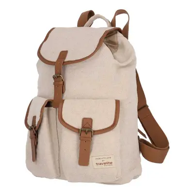 Travelite Hempline Clap Backpack Beige 9,7 L TRAVELITE-584-40