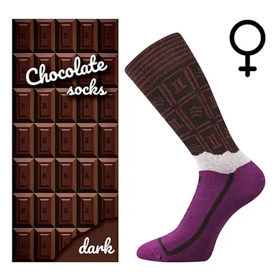 LONKA® ponožky Chocolate dark 1 pár 116912