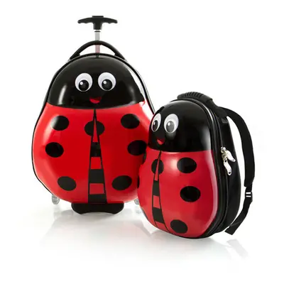 Heys Travel Tots Lady Bug – sada batohu a kufru Kufr: 19 l / Batoh: 4 L HEYS-13030-3087-00