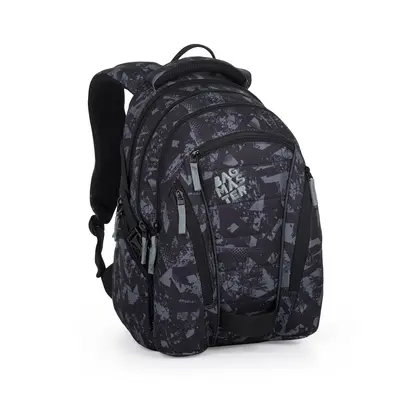 Bagmaster BAG 24 B studentský batoh – šedý šedá 30 l 230270