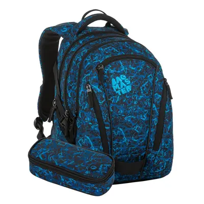 Bagmaster BAG 20 B studentský set - žíhaně modrý Modrá 30 l 191658