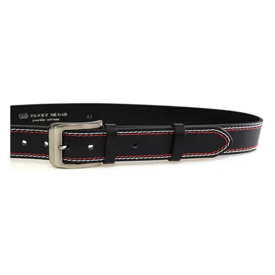 PENNY BELTS 02NKS-2-B-CV Pánský kožený opasek černý