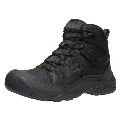 KEEN Circadia MID WP Men Pánské trekové boty black/curry 10036432KEN01S9