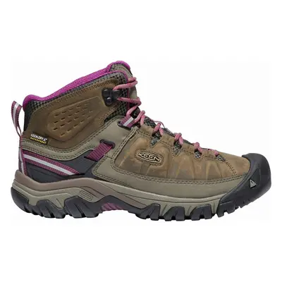 KEEN Targhee III MID WP Women Dámské trekové boty weiss/boysenberry KEN1204146002S7