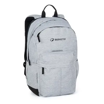 Bagmaster POKY 22 A městský batoh - šedý dekor šedá 29 l 220604