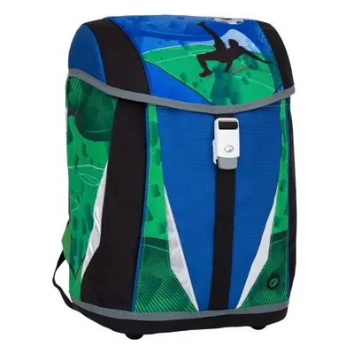 Bagmaster POLO 7 B školní batoh / aktovka - fotbalista modrá 21 l 160336