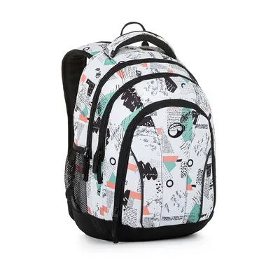 Bagmaster SUPERNOVA 21 A studentský batoh - světlý bílá 34 l 200115