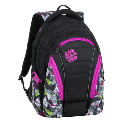 Bagmaster BAG 9 B studentský batoh - růžovo zelený růžová 30 l 180463