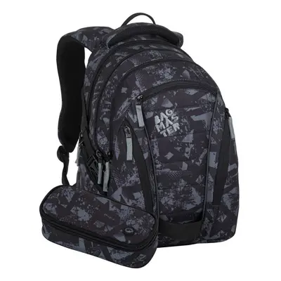 Bagmaster BAG 24 B studentský set – zeleno černý Šedá 30 l 191763