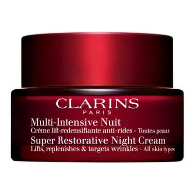 Clarins Super Restorative Night Cream All Skin Types noční krém proti stárnutí pro zralou pleť 5