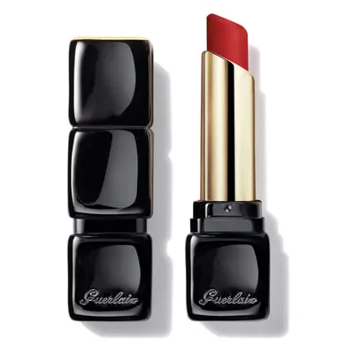 Guerlain KissKiss Tender Matte 16H rtěnka s matným efektem - 910 Wanted Red