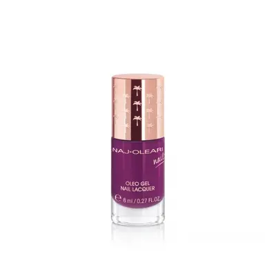 Naj-Oleari Oleo gel Nail Lacquer lak na nehty s gelovým efektem - 18 blueberry juice 8 ml