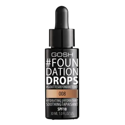 GOSH COPENHAGEN Foundation Drops make-up - 008 Honey 30 ml