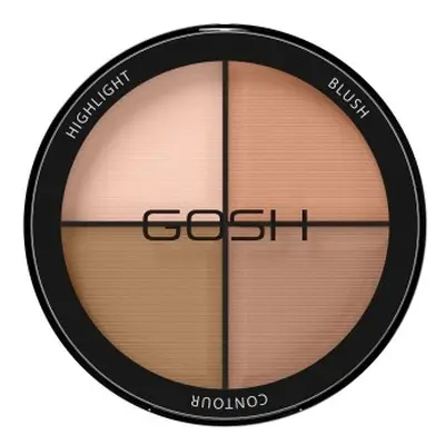 GOSH COPENHAGEN CONTOUR´N´STROBE KIT konturovací a rozjasňující paletka - 001Light