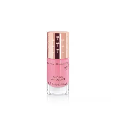 Naj-Oleari Oleo gel Nail Lacquer lak na nehty s gelovým efektem - 13 water lily pink 8 ml