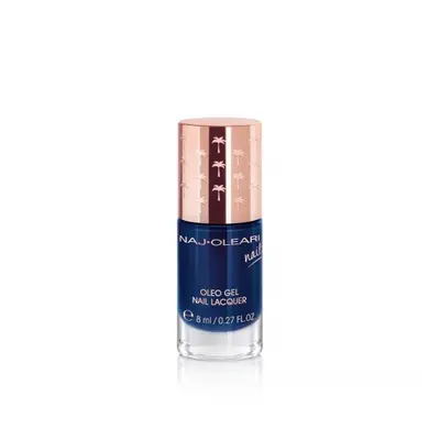 Naj-Oleari Oleo gel Nail Lacquer lak na nehty s gelovým efektem - 27 ocean blue 8 ml