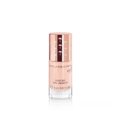 Naj-Oleari Oleo gel Nail Lacquer lak na nehty s gelovým efektem - 06 powder pink 8 ml