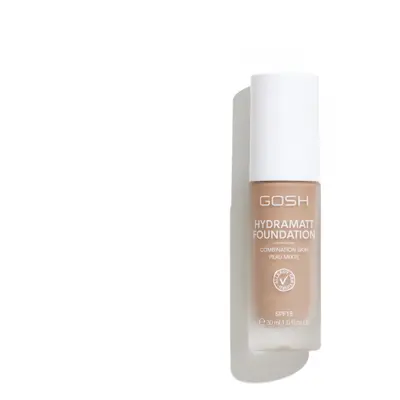 GOSH COPENHAGEN Hydramatt Foundation make-up pro smíšenou pleť - 012Y Medium Dark 30 ml