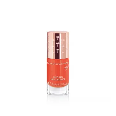 Naj-Oleari Oleo gel Nail Lacquer lak na nehty s gelovým efektem - 19 sunset orange 8 ml