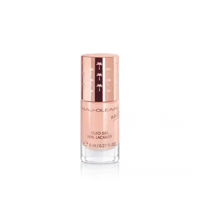 Naj-Oleari Oleo gel Nail Lacquer lak na nehty s gelovým efektem - 09 pearly pink 8 ml