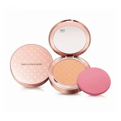 Naj-Oleari Silk feel Powder Foundation kompaktní pudr a make-up 2v1 - 02 peach 9,5g