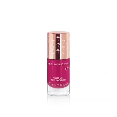 Naj-Oleari Oleo gel Nail Lacquer lak na nehty s gelovým efektem - 17 raspberry 8 ml