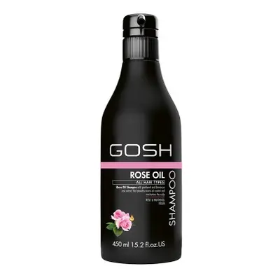 GOSH COPENHAGEN Rose Oil Shampoo jemný vlasový šampon 450 ml