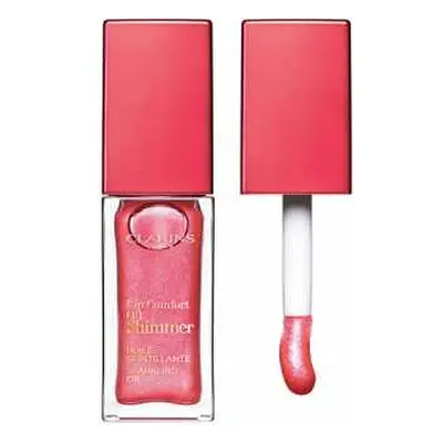 Clarins Lip Comfort Oil Shimmer olej na rty s vícerozměrným leskem - 04 - Intense Pink Lady 7 ml