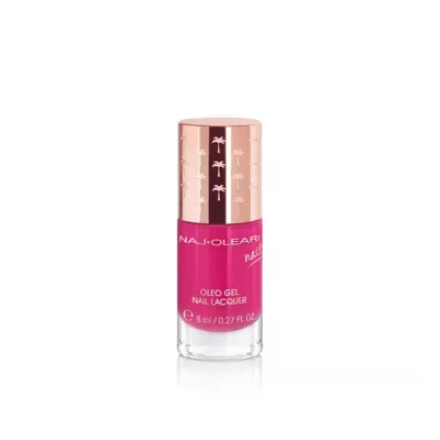 Naj-Oleari Oleo gel Nail Lacquer lak na nehty s gelovým efektem - 14 azalea pink 8 ml