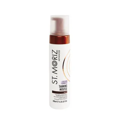 ST. MORIZ Advanced Colour Correcting Tanning Mousse Dark tónovaná samoopalovací pěna 200 ml