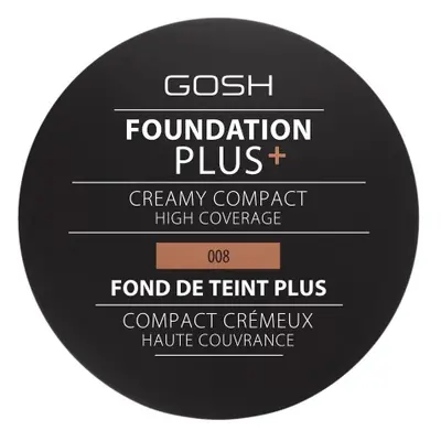 GOSH COPENHAGEN Foundation Plus+ Creamy Compact make-up - 008 Golden 9 g