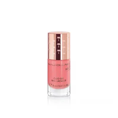 Naj-Oleari Oleo gel Nail Lacquer lak na nehty s gelovým efektem - 12 flamingo pink 8 ml