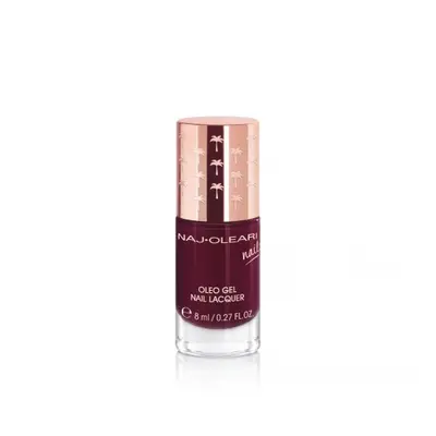 Naj-Oleari Oleo gel Nail Lacquer lak na nehty s gelovým efektem - 25 black red 8 ml