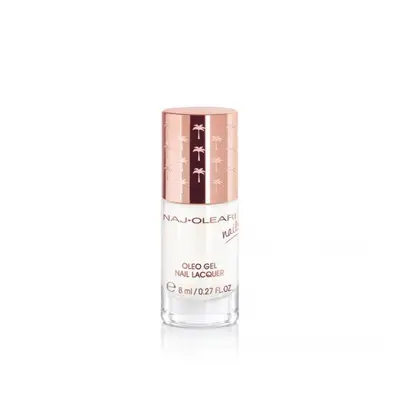 Naj-Oleari Oleo gel Nail Lacquer lak na nehty s gelovým efektem - 02 milk white 8 ml