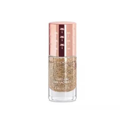 Naj-Oleari Oleo gel Nail Lacquer lak na nehty s gelovým efektem - 33 glim.gold 8 ml