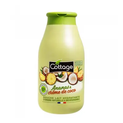 Cottage Moisturizing Shower Milk - Pineapple & Coconut cream sprchové mléko 97% přírodní 250 ml