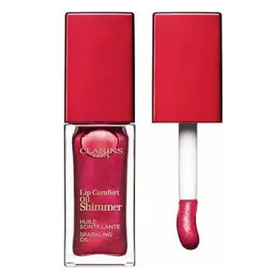 Clarins Lip Comfort Oil Shimmer olej na rty s vícerozměrným leskem - 08 - Burgundy Wine 7 ml