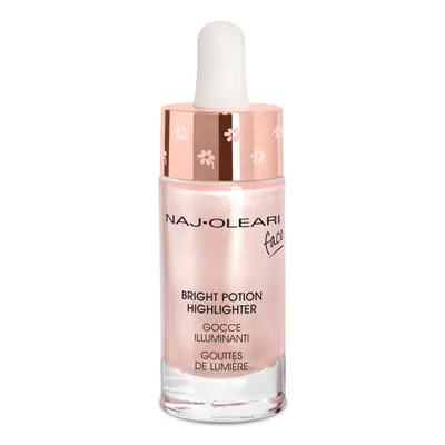 Naj-Oleari Bright Potion Highlighter rozjasňující kapky - Rose Quartz 17 ml