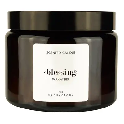 The Olphactory Scented Candle Glass Blessing Dark Amber to 360g vonná svíčka 360g