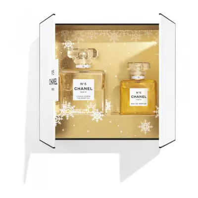 CHANEL CHANEL N°5 CASE EAU DE PARFUM SET PARFÉMOVÁ VODA 50 ML A TĚLOVÝ OLEJ 100 ML