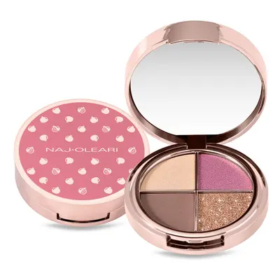 Naj-Oleari Cozy Star Eyeshadow Quad oční paletka s úžasným finišem 4 x 1,1 g