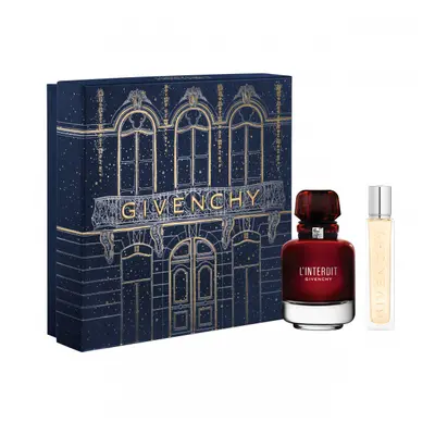 Givenchy L´INTERDIT EDP ROUGE dárková sada (parfémová voda 50 ml + cestovní sprej 12,5 ml)