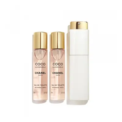 CHANEL Coco mademoiselle Toaletní voda v otočném rozprašovači - EAU DE TOILETTE 3X20ML 3 x 20 ml