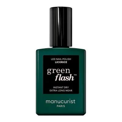 Manucurist Green Flash LED gel na nehty - Licorice 15 ml