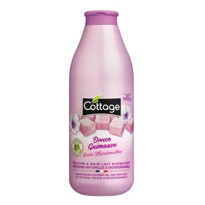 Cottage Moisturizing Shower Gel & Bath Milk - Sweet Marshmallow sprchový gel a mléko do koupele 