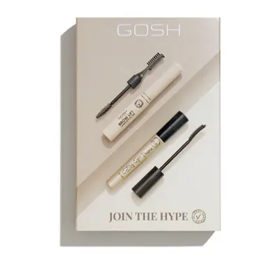 GOSH COPENHAGEN Join The Hype Gift Box set řasenky a laminačního gelu na obočí