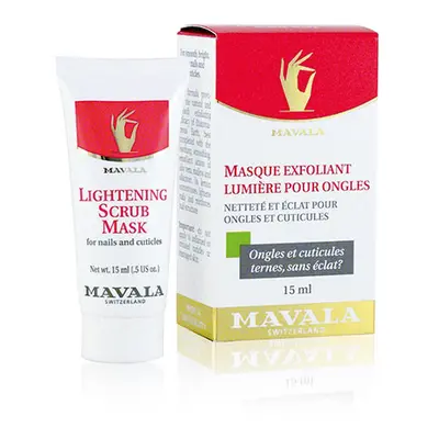 Mavala Lightening Scrub Mask maska na nehty 15 ml