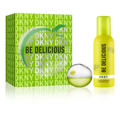 DKNY Be Delicious Set dámský set - parfémová voda 30 ml, sprchová pěna 150 ml