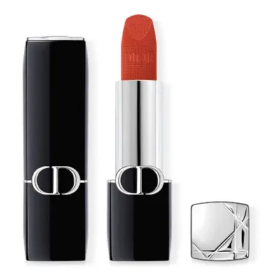 Dior Rouge Dior Velvet dlouhotrvající rtěnka - hydratační květinová péče o rty - 840 Rayonnante 